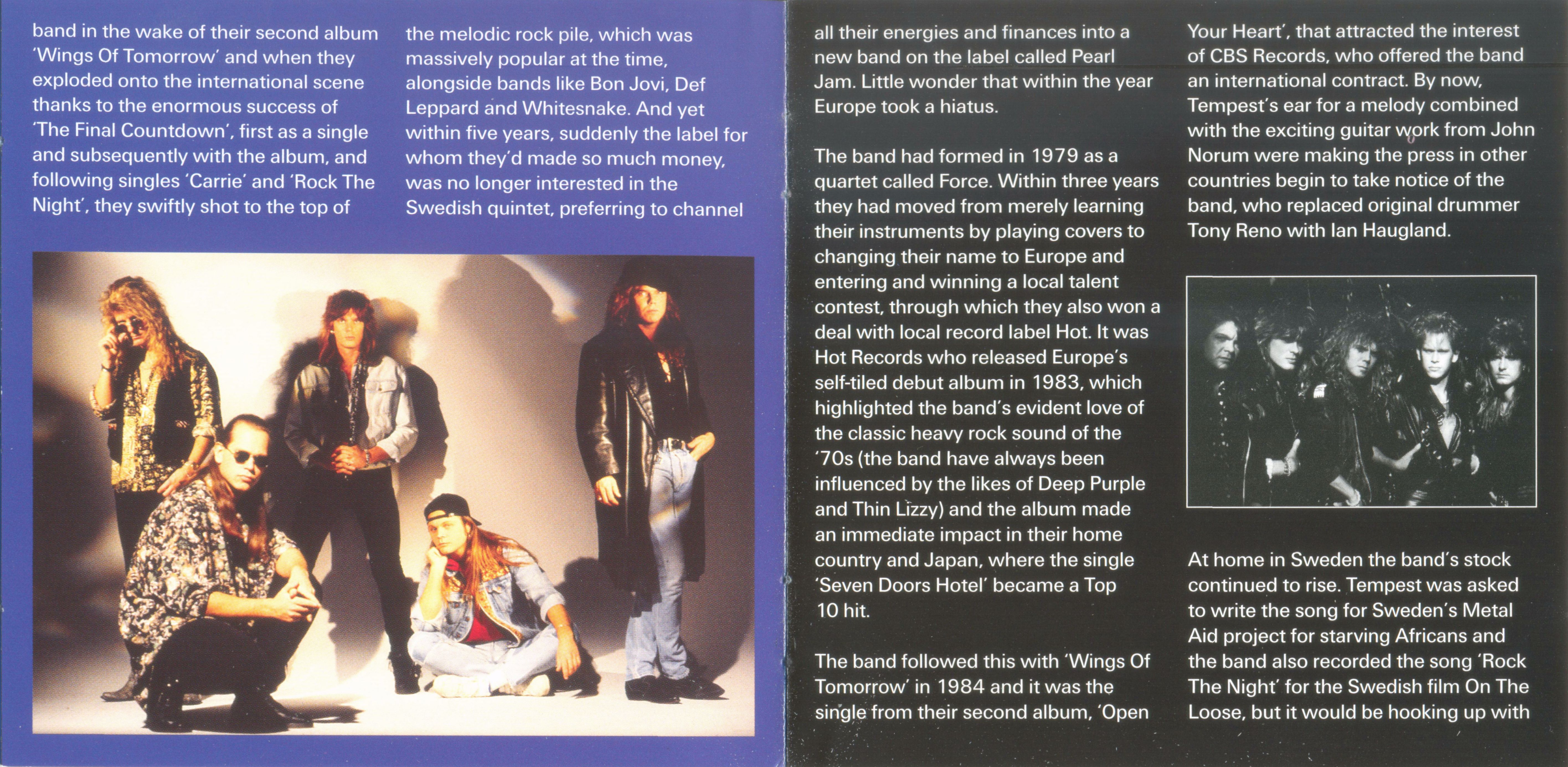 Europe  Out of This World & Prisoners in Paradise : Booklet 3